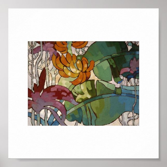 Poster Fleurs hawaïennes par Arman Manookian c. Années 19 (Devant)