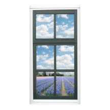 Fleurs Hyacinth Faux de printemps Fenêtre Voir l'a