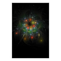 Fleurs imaginaires fractales douces et tendres