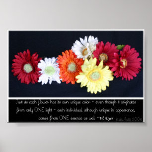 Poster Fleurs inspirées