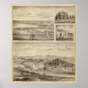 Poster Fleurs, Isenours Glenwood, Minnesota