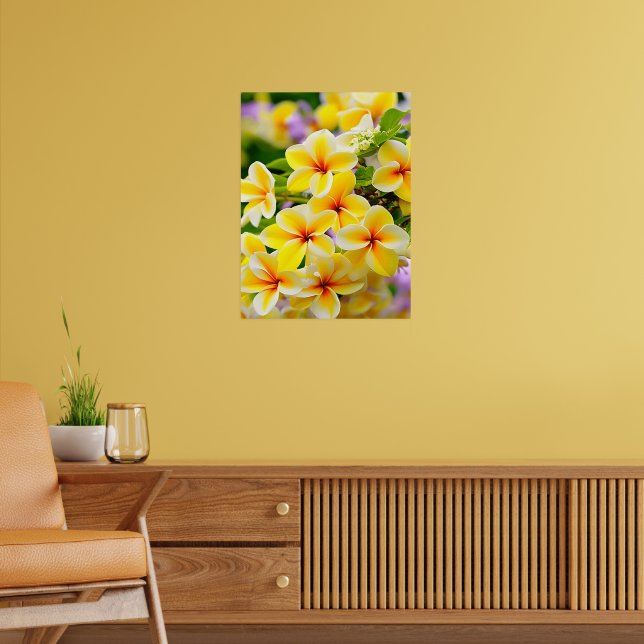Poster fleurs lilas jaune (Salon 2)