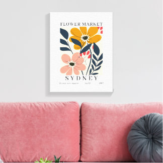 Poster Fleurs Matisse, Impression Marché Fleurs