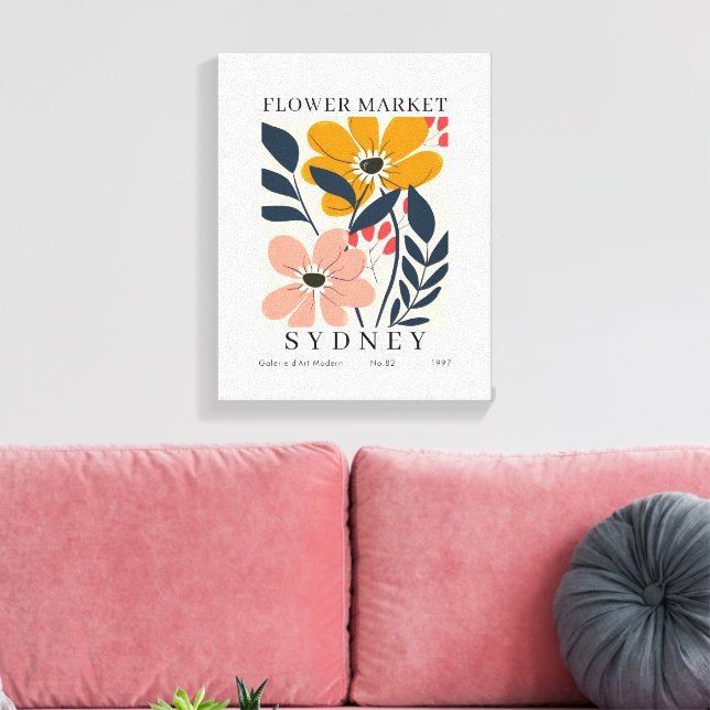 Poster Fleurs Matisse, Impression Marché Fleurs (Insitu(Salon))