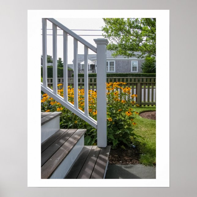 Poster Fleurs Nantucket #4 (Devant)