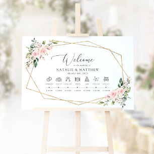 Poster Fleurs Rouges, Fleurs Roses, Chronologie de Mariag