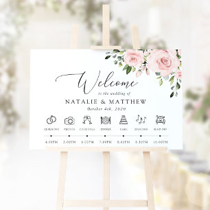 Poster Fleurs Rouges, Fleurs Roses, Chronologie de Mariag