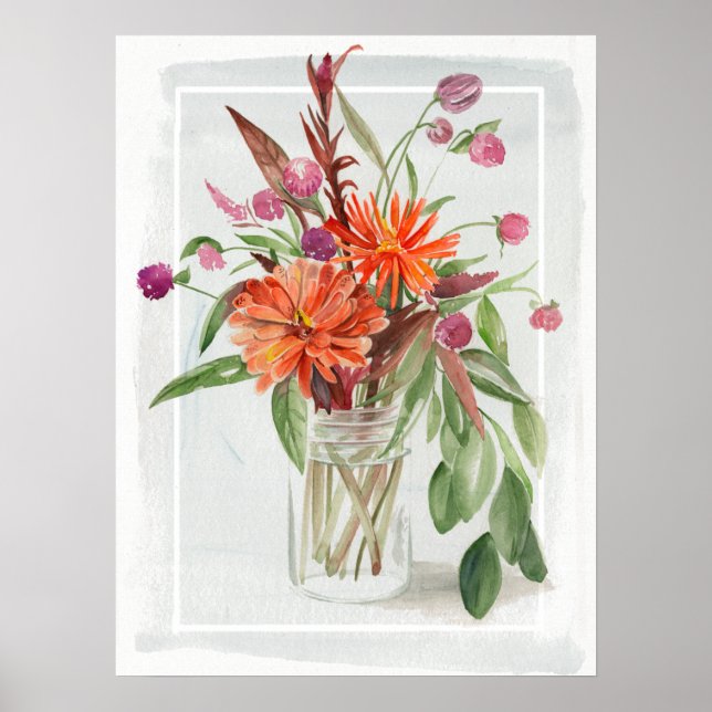 Poster Fleurs sauvages d'été (Devant)