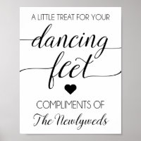 Flip Flip Wedding Favor Sign