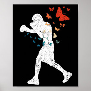 Poster Float Comme Papillon Sting Bee Boxer Love Boxer S