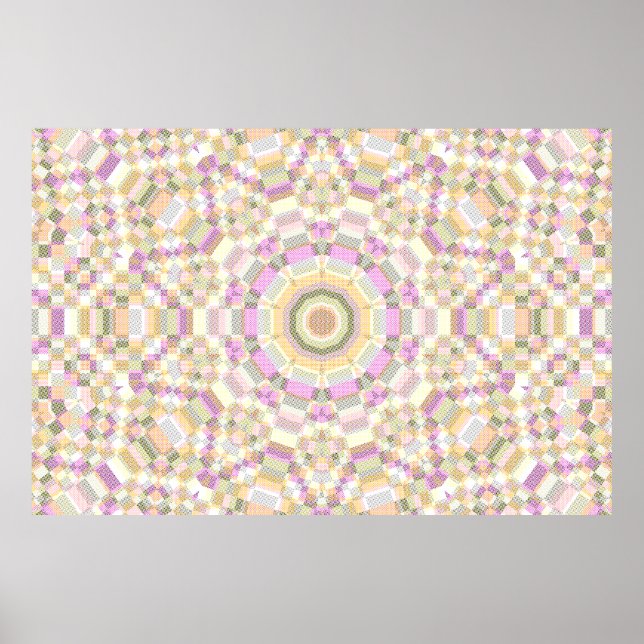 Poster Floor Design for a Tarot Theater Piece var.2 (Devant)