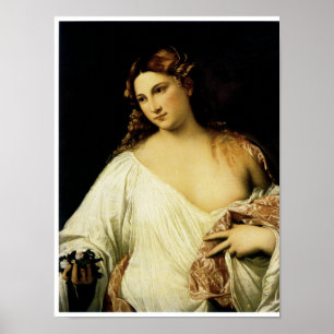 Poster Flora, par Titien