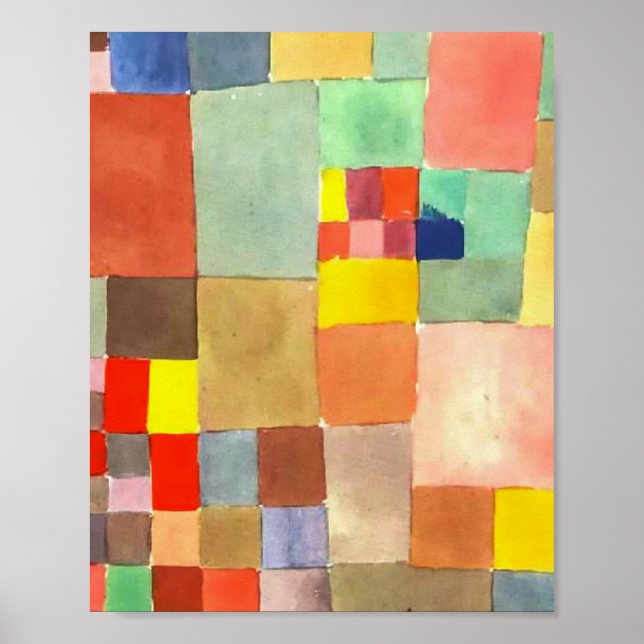 Poster Flora Sur Le Sable Paul Klee (Devant)