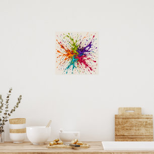 Poster Floraison chromatique