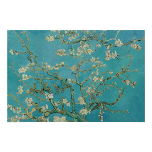 Poster Floraison d'amandier, Peinture à l'huile, Vincent