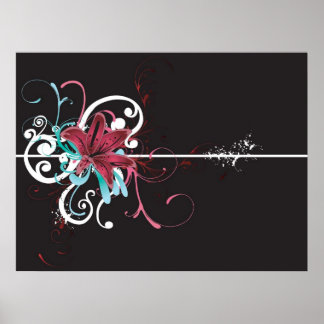 Poster floral