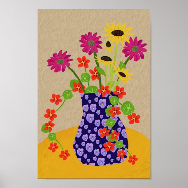 Poster floral (Devant)