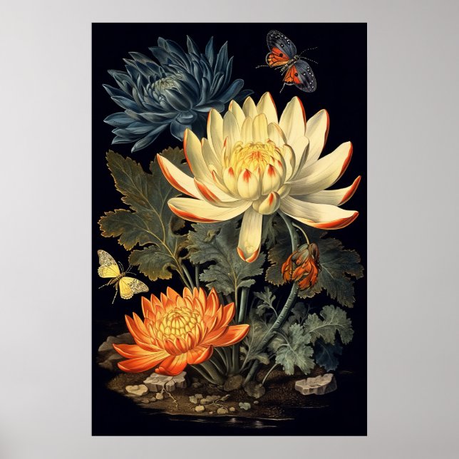 Poster Floral 1375 (Devant)