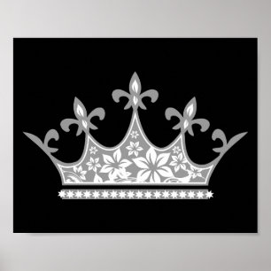 Poster Floral de la Couronne