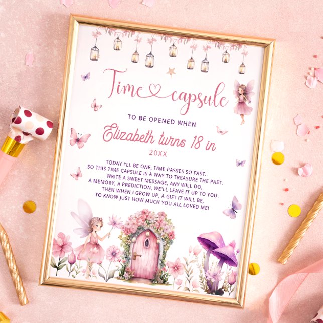 Poster Floral Fairy Garden Time Capsule (Créateur téléchargé)