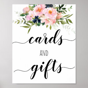 Poster Floral Fêtes des mariées Cartes & Cadeaux