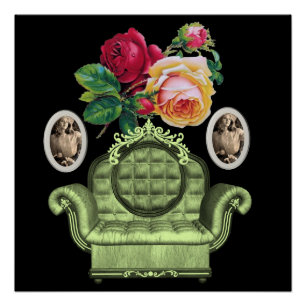 Poster Floral Victorian