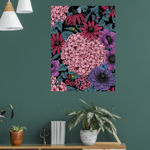 Poster Floraux de jardin gras