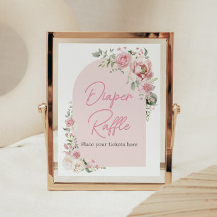 Poster Flore Arch Baby en Fleur Déchets Raffle
