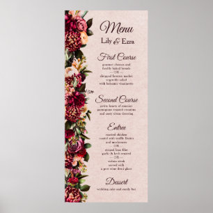 Poster Flore bourguignonne et floue