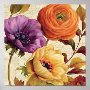 Poster Flore en pleine floraison