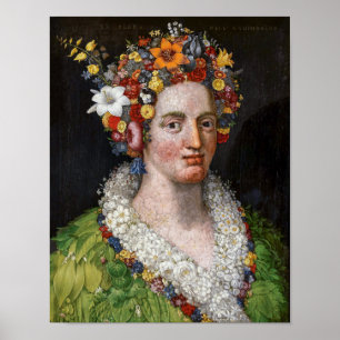Poster Flore   Giuseppe Arcimboldo  