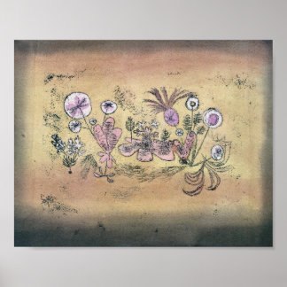 Poster Flore médicinale : Paul Klee 1924