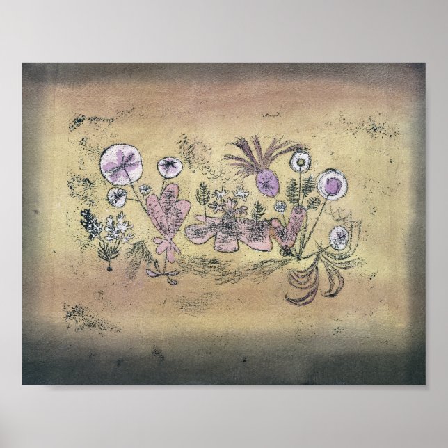 Poster Flore médicinale : Paul Klee 1924 (Devant)