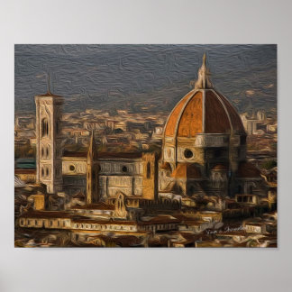 Poster Florence Duomo