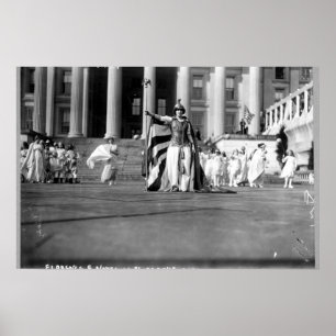 Poster Florence F. Noyes en tant que "Liberty" dans le pa