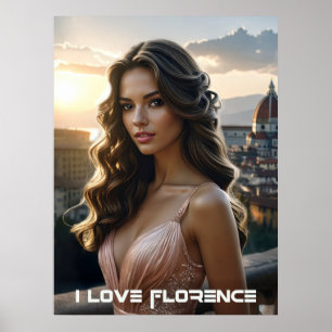 POSTER FLORENCE - ITALIE