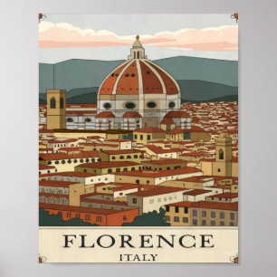 Poster Florence, Italie