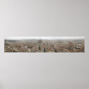 Poster Florence Italie Panorama