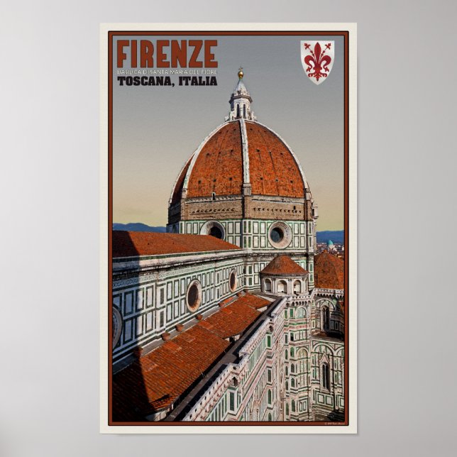 Poster Florence - Le Duomo (Devant)