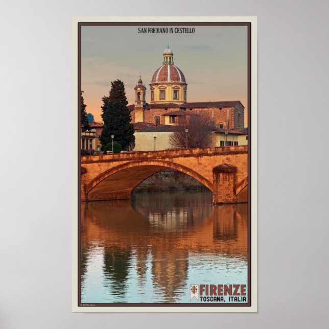 Poster Florence - San Frediano à Cestello (Devant)