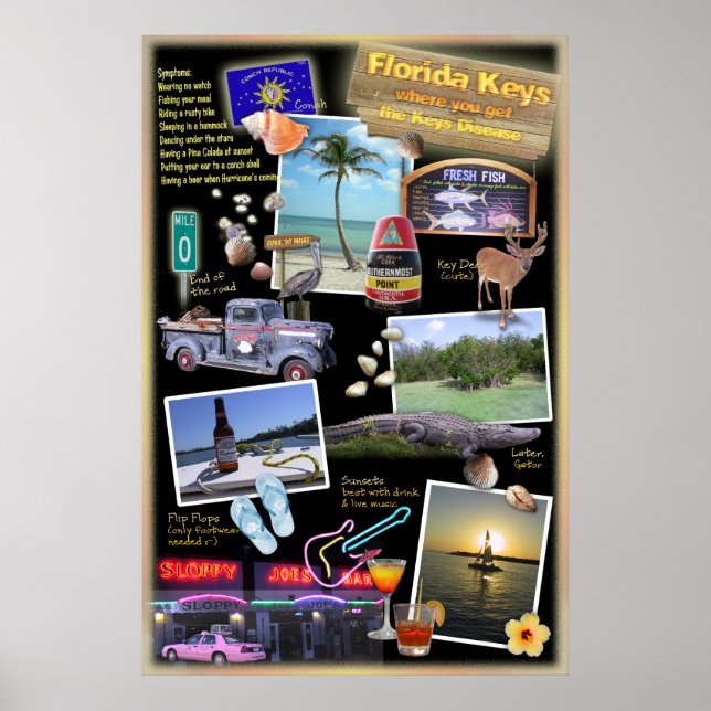 Poster Florida Keys (Devant)