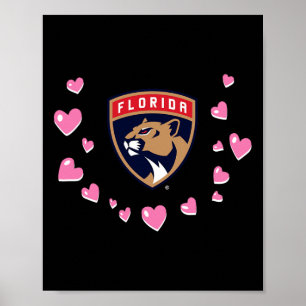 Poster Florida Panthers Saint-Valentin Amour Nhl Officiel