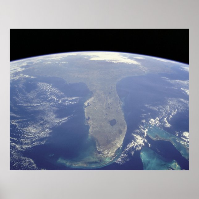 Poster Floride à partir de l'impression de toile spatiale (Devant)
