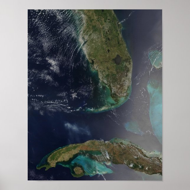Poster Floride et Cuba (Devant)