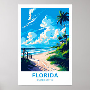 Poster Floride États-Unis