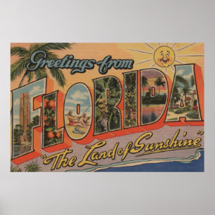 Poster Floride - Le Pays du Soleil