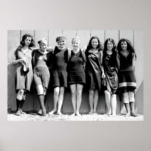 Poster Floride Spring Break Beautés de bain 1920 (Devant)