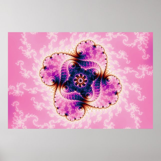 Poster Florivet - Art Fractal (Devant)
