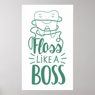 Poster Floss Comme Un Boss