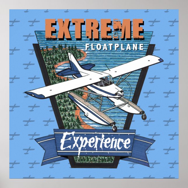 Poster Flotplane Experience Aviation (Devant)